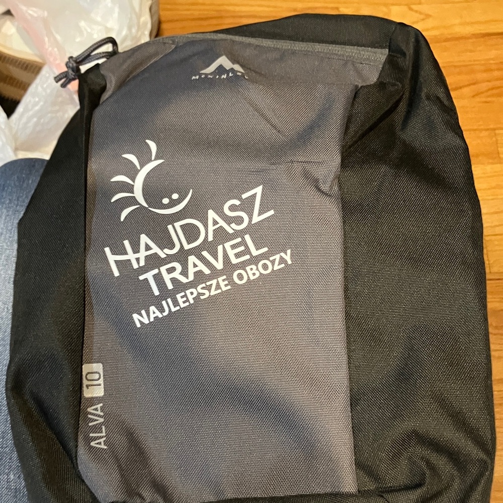 Hajdasz Travel Black and Gray Men's Travel Bag